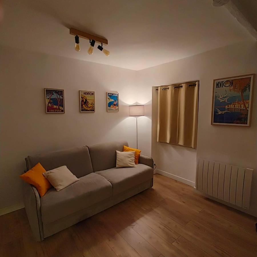Joli Studio Dans Le Coeur De Menton Eksteriør billede