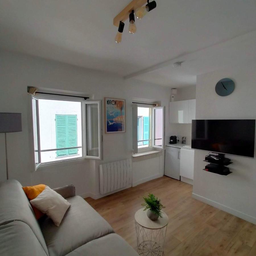 Joli Studio Dans Le Coeur De Menton Eksteriør billede